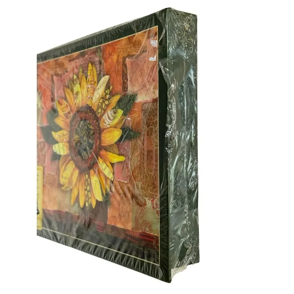 Lang 500 Piece Jigsaw Puzzle  2009 Sunflower Pop up easel cover - Sealed / New